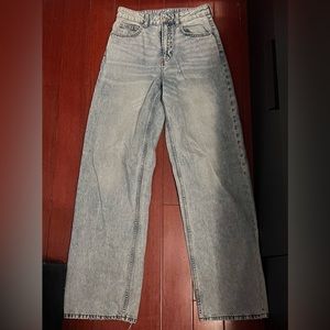Navi blue flared jeans